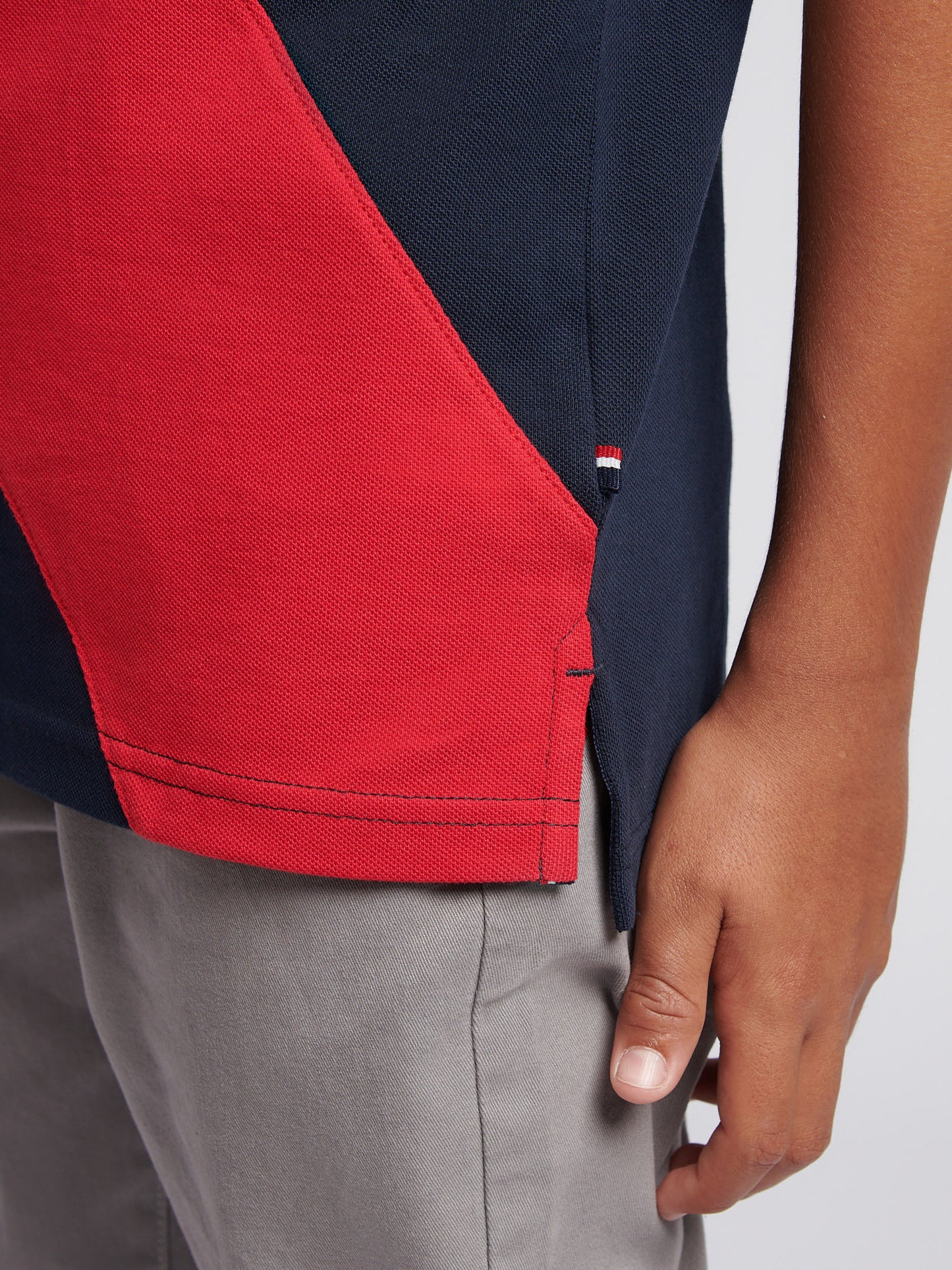 Boys Sash Polo Shirt in Dark Sapphire Navy