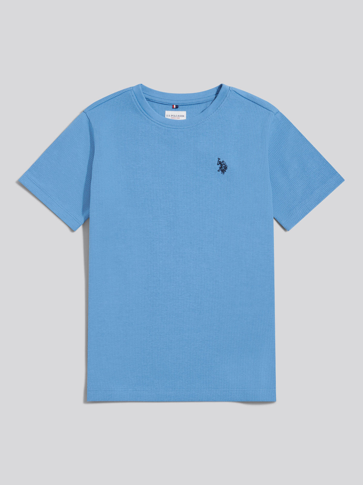 Boys Vertical Texture T-Shirt Riviera