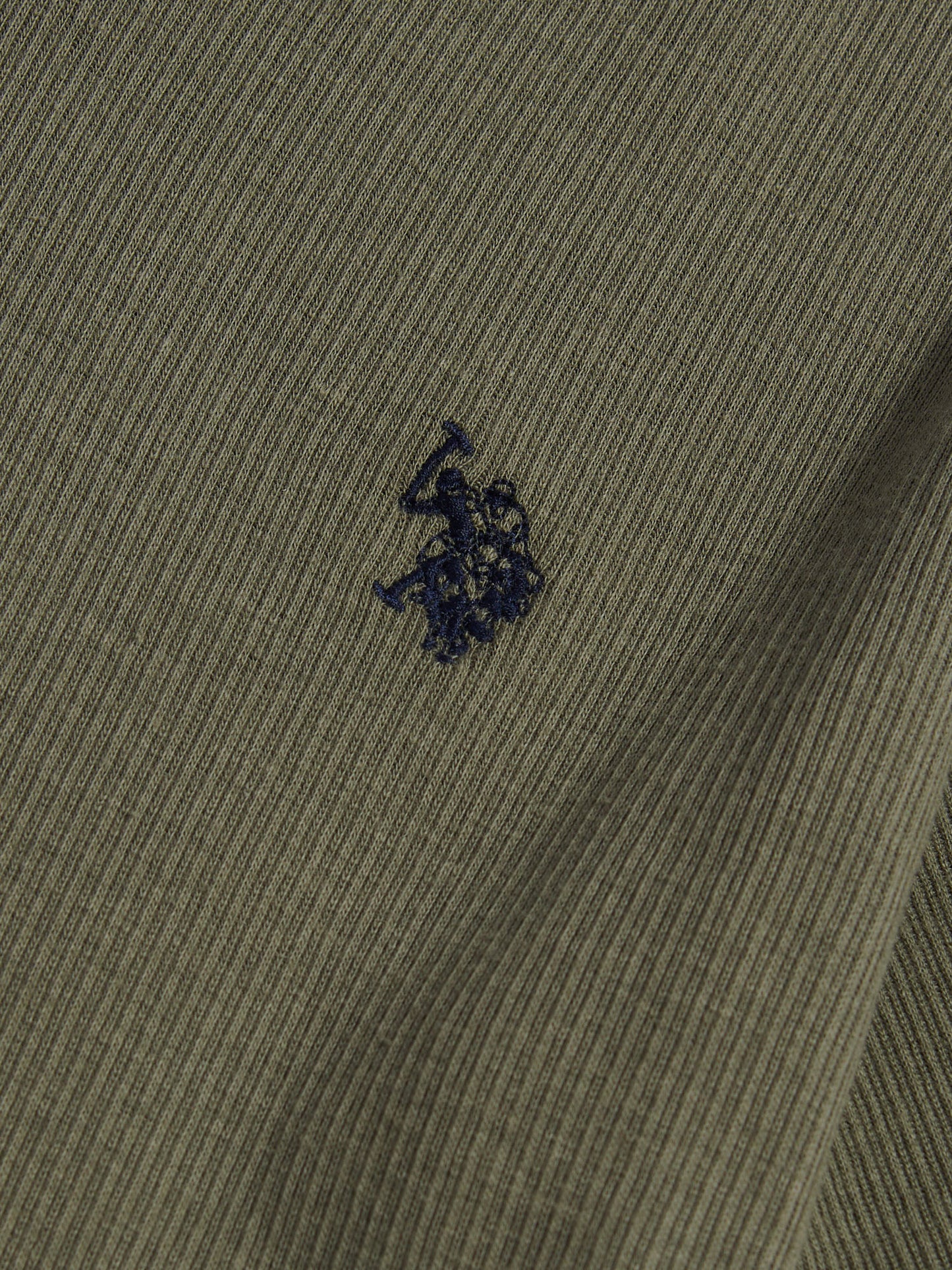 Boys Vertical Texture T-Shirt in Mulled Basil