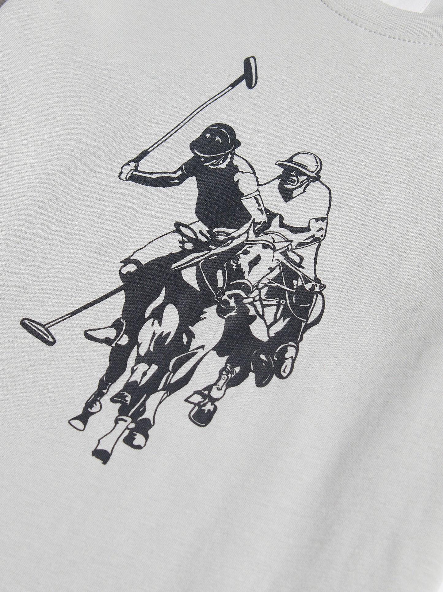 Boys Double Horsemen Graphic T-Shirt in High Rise