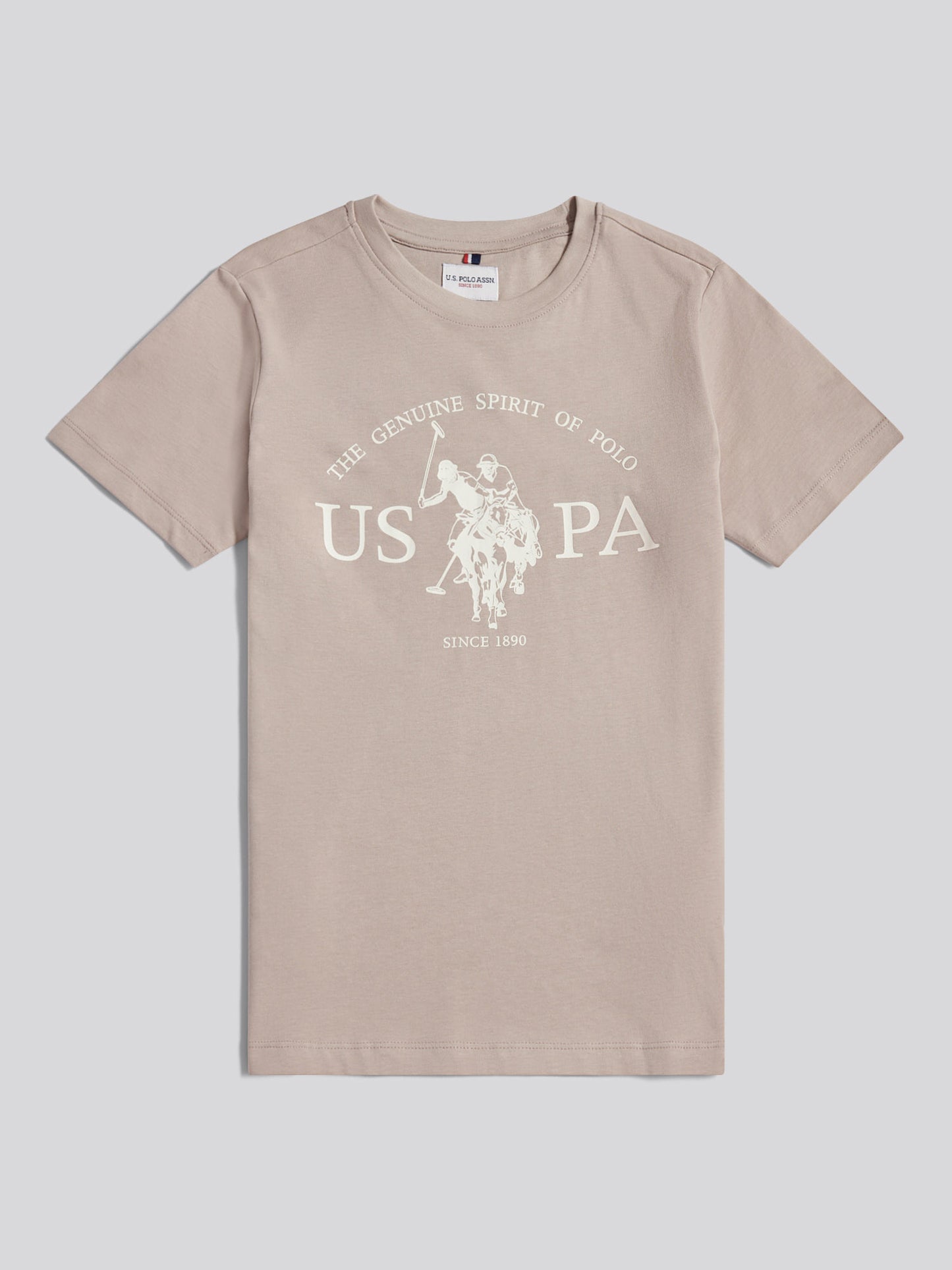 Boys USPA Print Graphic T-Shirt in Atmosphere