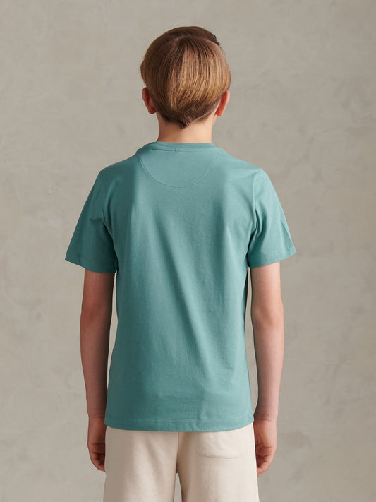 Boys USPA Print Graphic T-Shirt Arctic