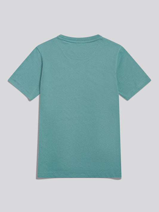 Boys USPA Print Graphic T-Shirt in Arctic