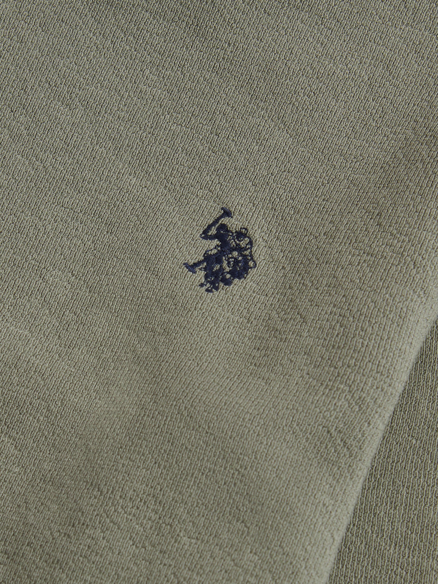Boys Flat Pile Long Sleeve T-Shirt in Mulled Basil