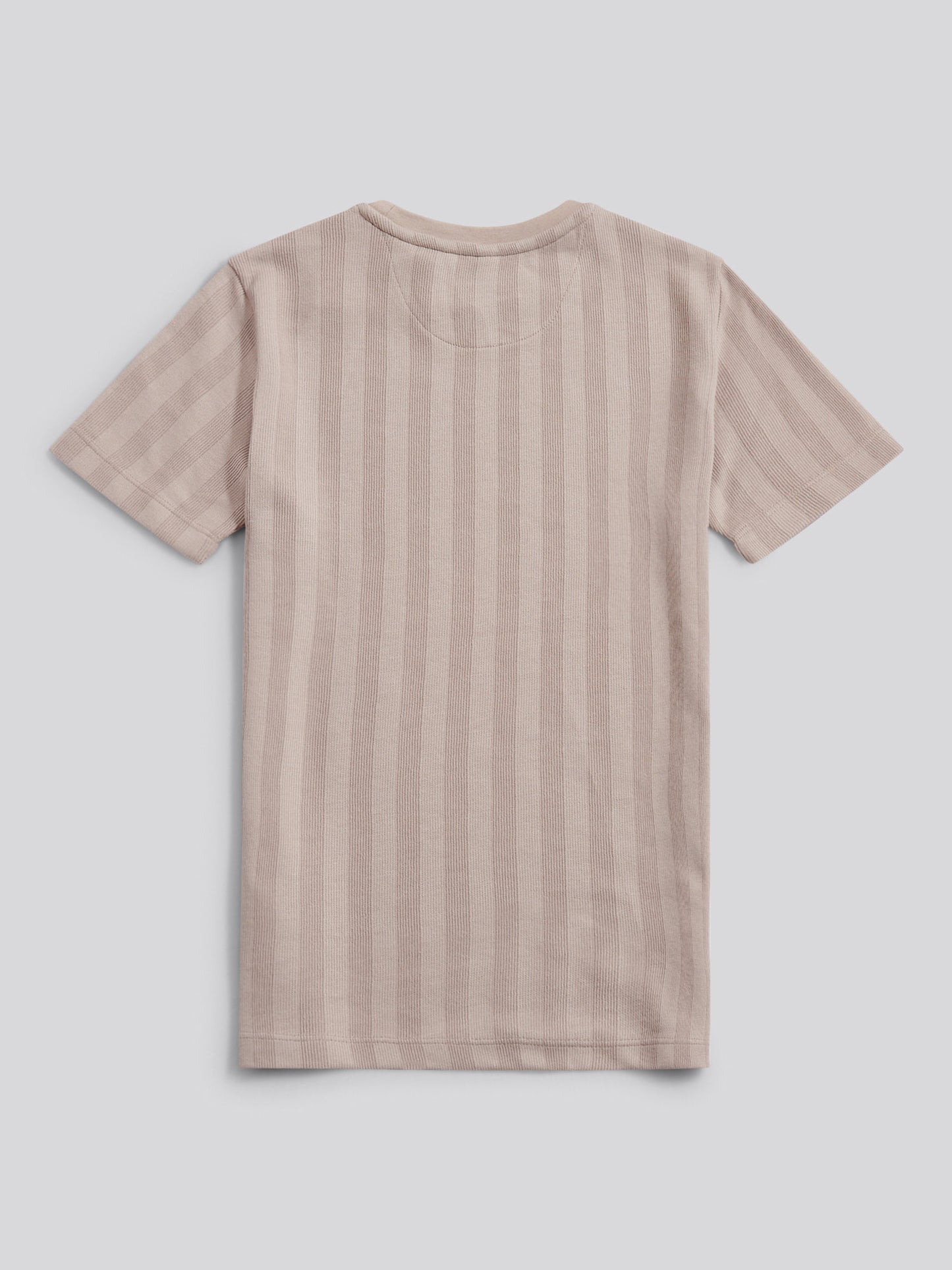 Boys Smart Vertical Texture T-Shirt in Atmosphere