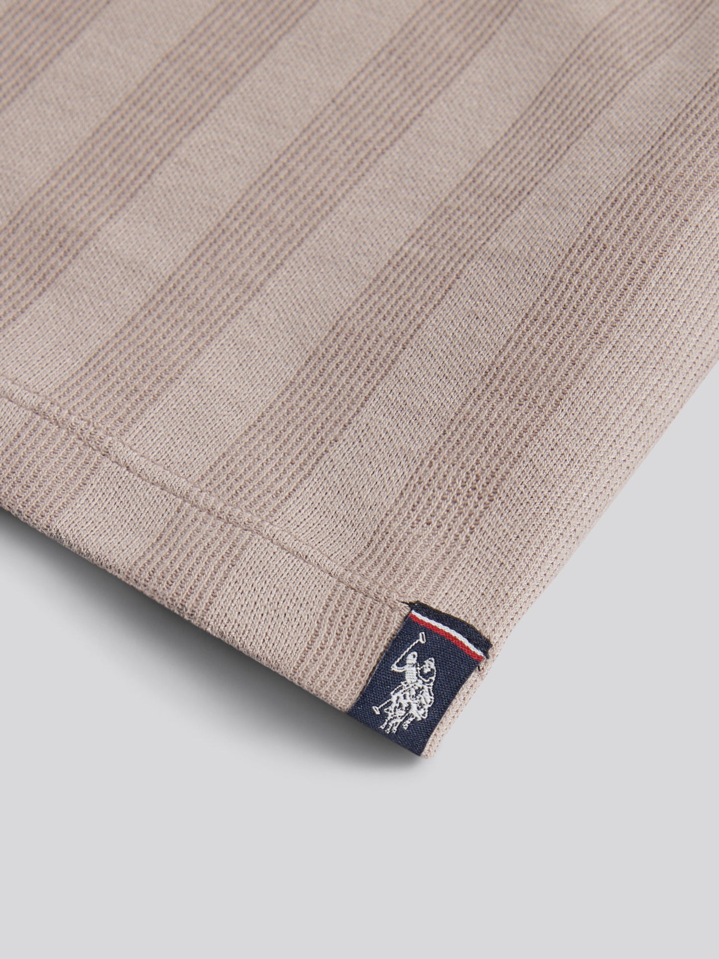 Boys Smart Vertical Texture T-Shirt in Atmosphere