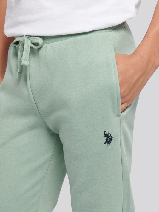 Boys Double Horsemen Loopback Jogger Iceberg Green
