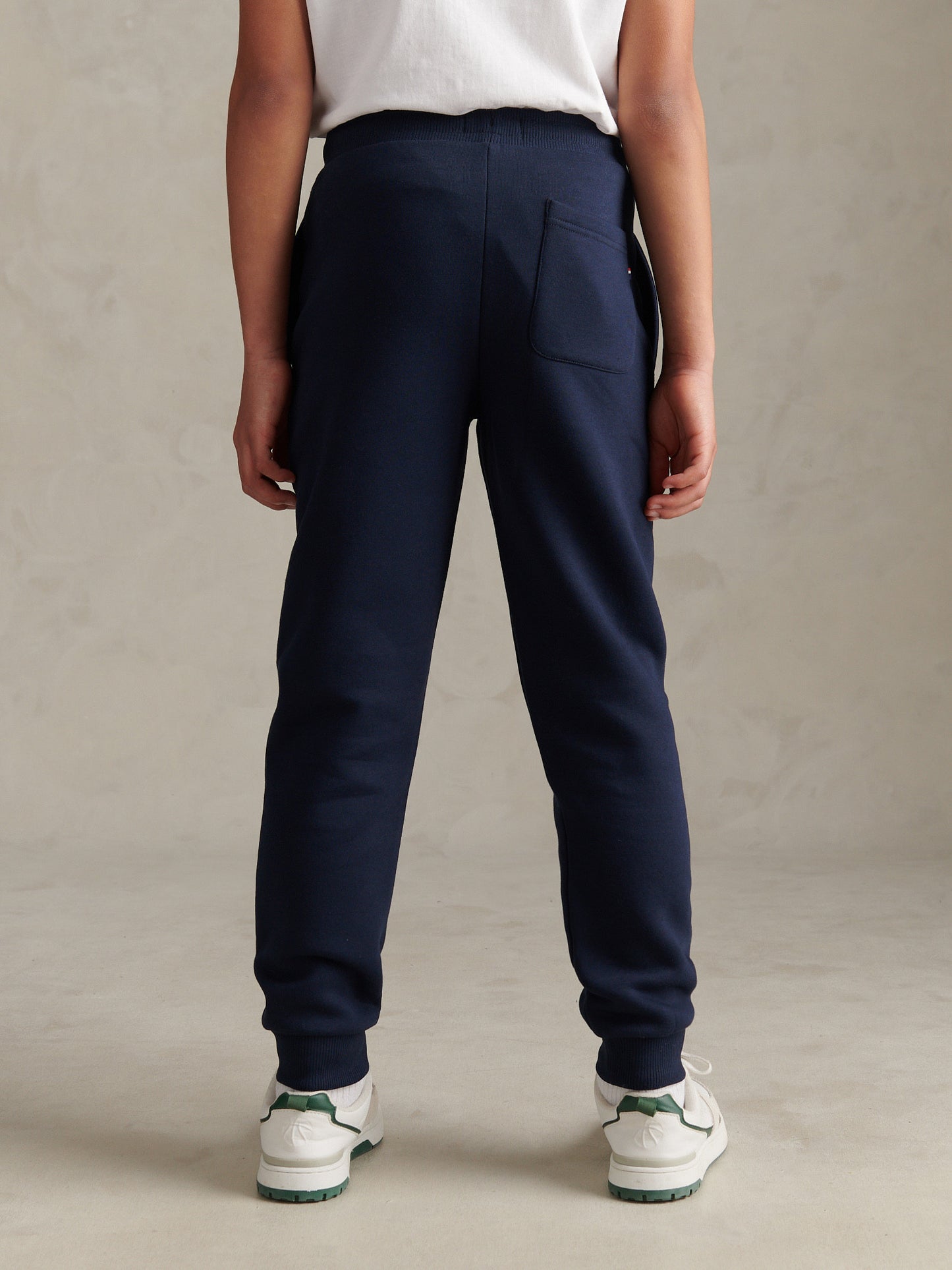 Boys Double Horsemen Loopback Jogger Dark Sapphire Navy / Haute Red DHM