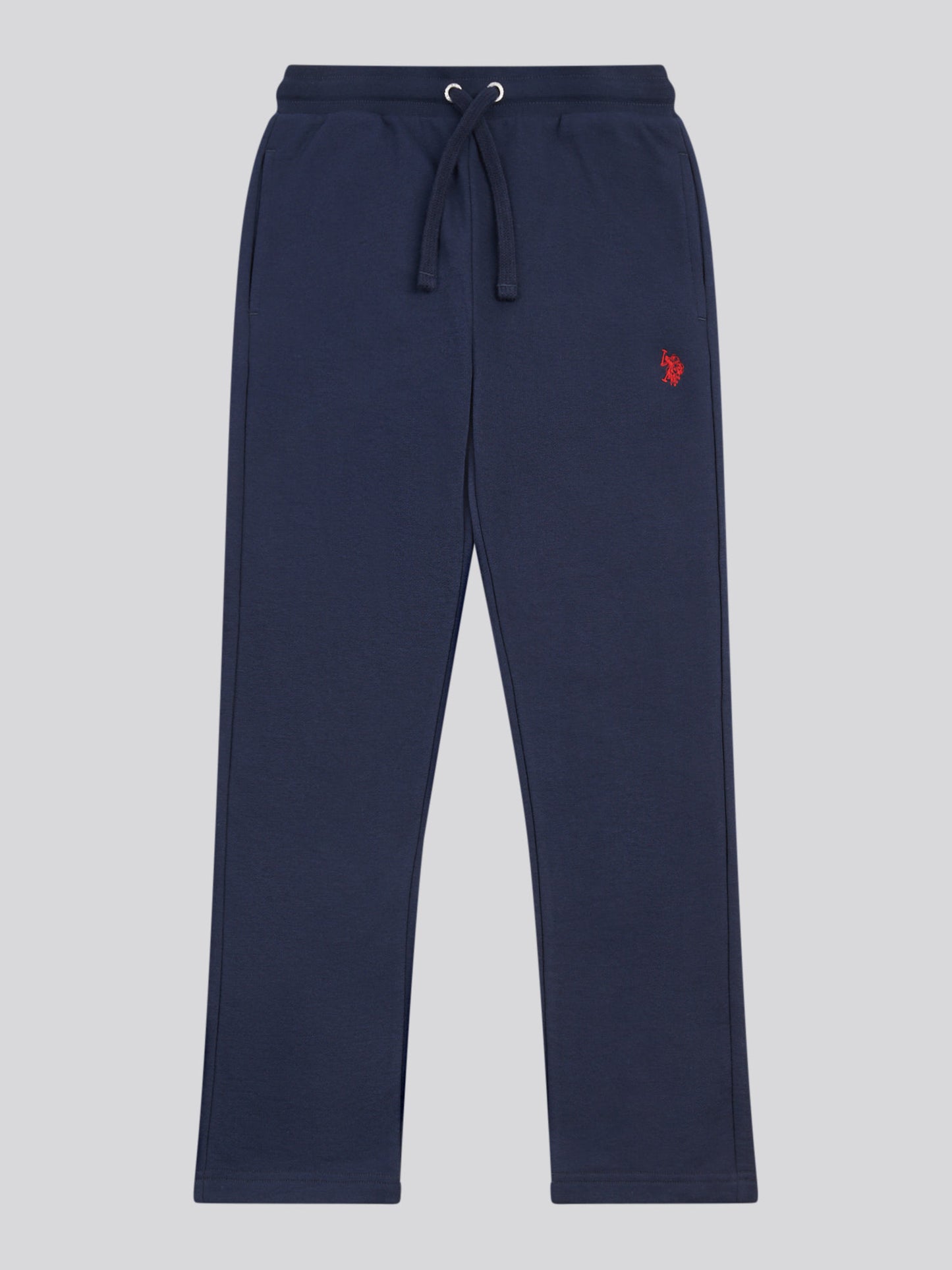 Boys Double Horsemen Straight Leg Jogger in Dark Sapphire Navy / Haute Red DHM