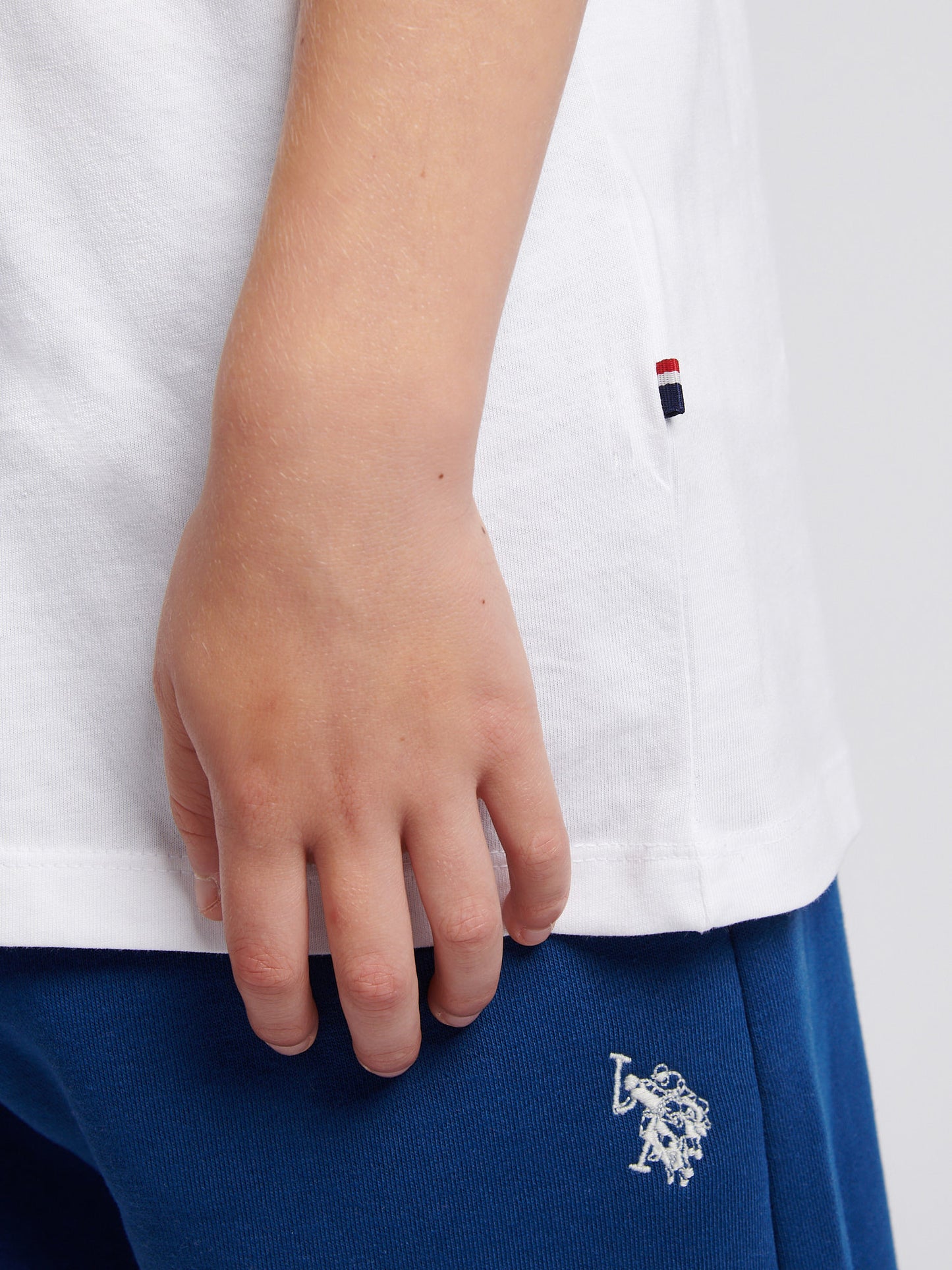 Boys Heritage Graphic Print T-Shirt in Bright White