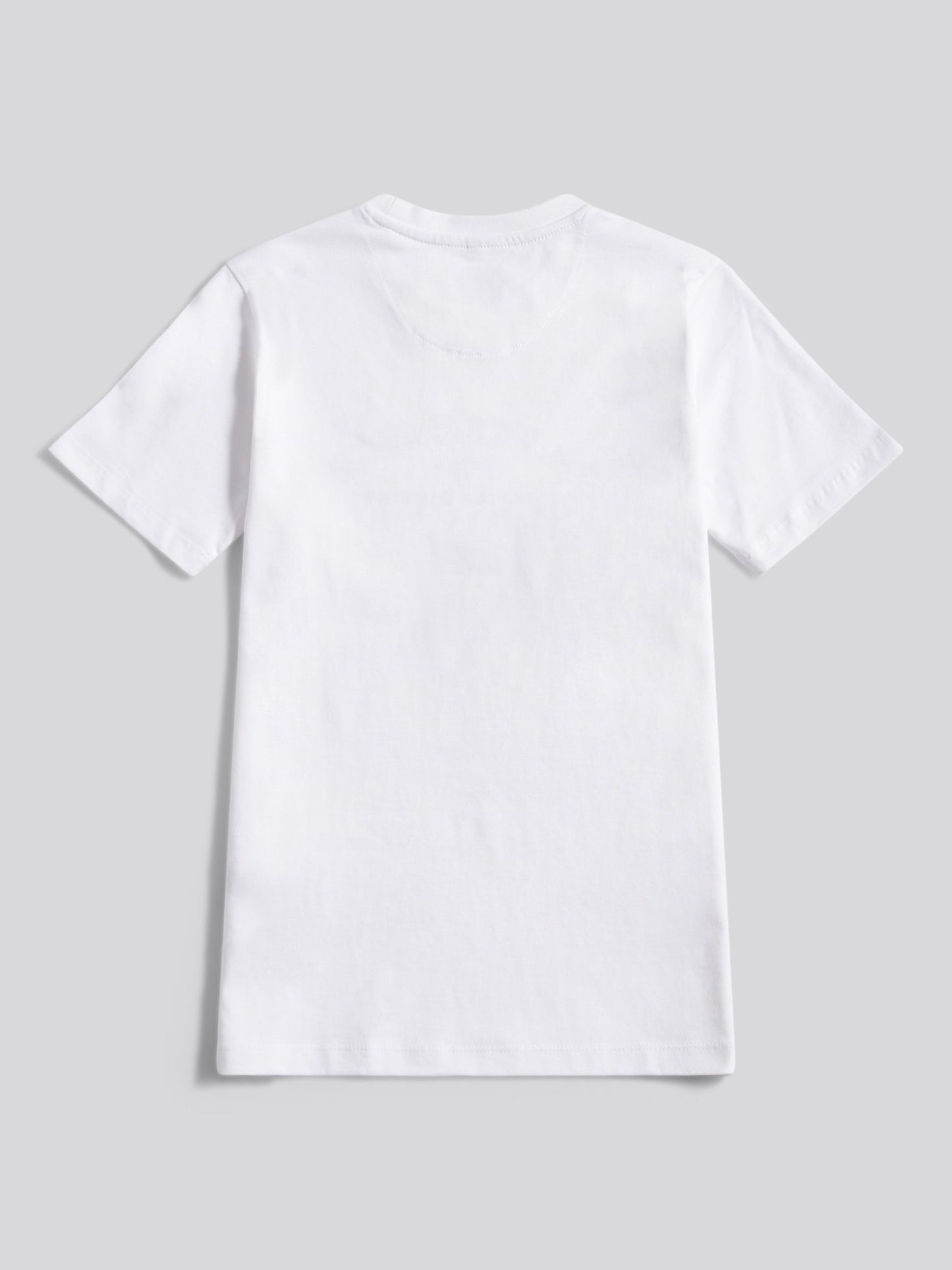 Boys Heritage Graphic Print T-Shirt in Bright White