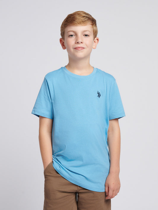 Boys USPA Back Graphic T-Shirt in Heritage Blue