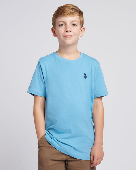 Boys USPA Back Graphic T-Shirt in Heritage Blue