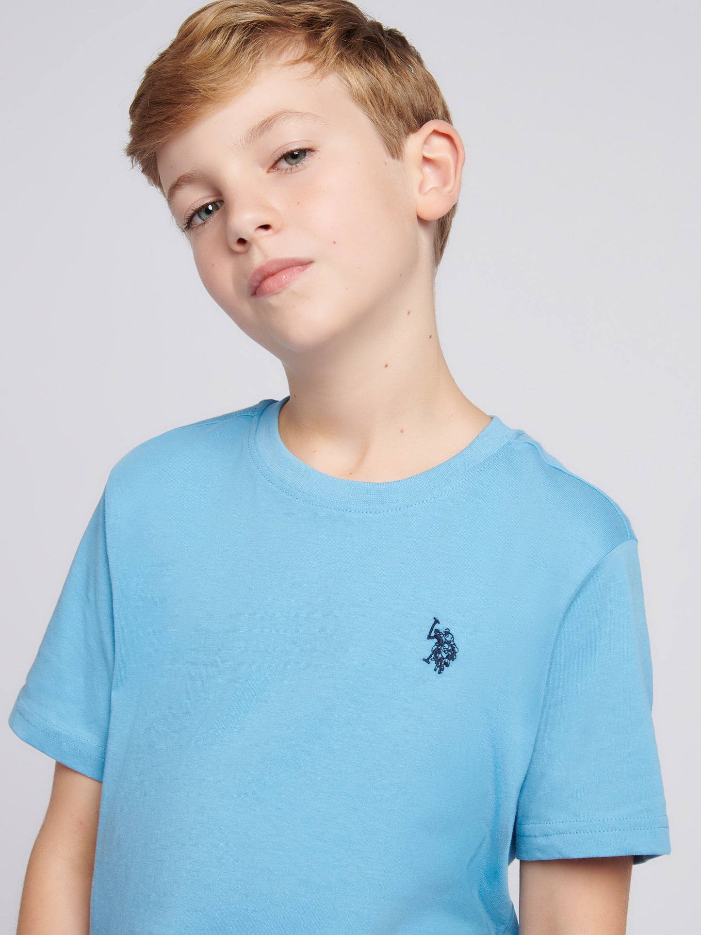 Boys USPA Back Graphic T-Shirt in Heritage Blue