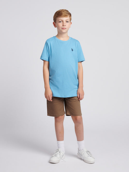 Boys USPA Back Graphic T-Shirt in Heritage Blue