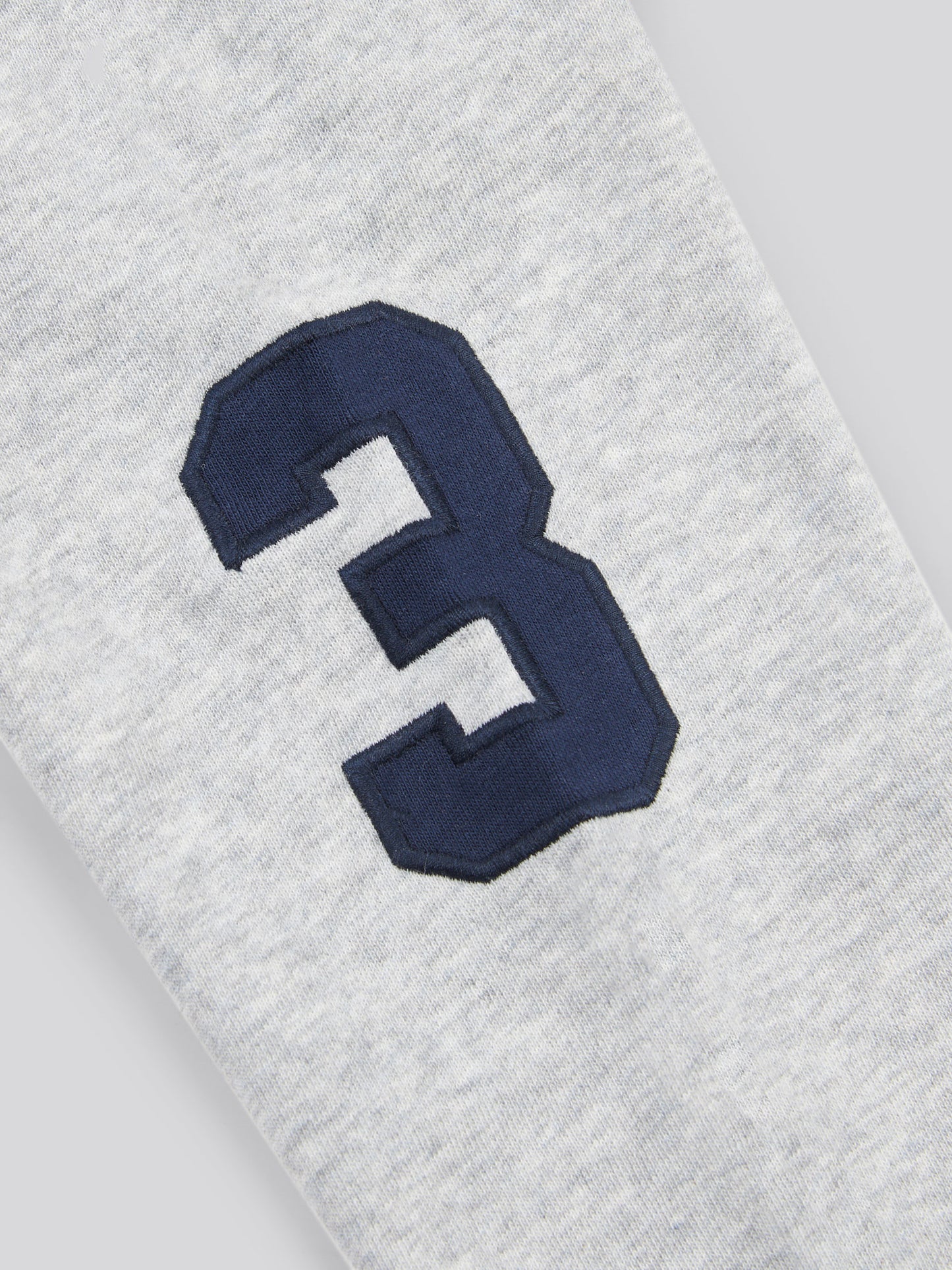 Boys Player 3 Hoodie in Mid Grey Marl