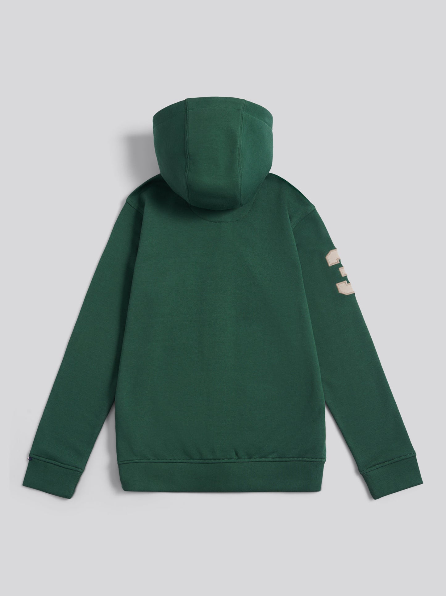 Boys Player 3 Zip Hoodie in Pineneedle