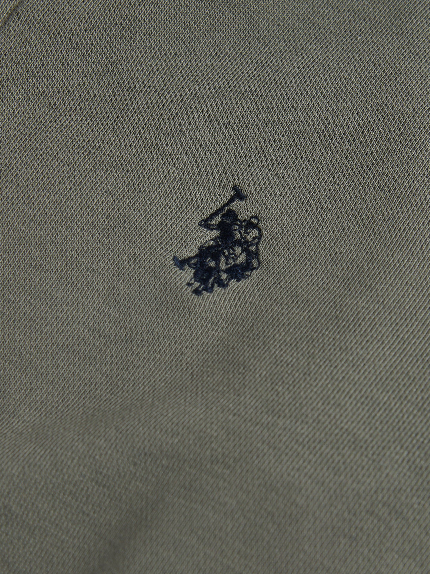 Boys Double Horsemen Zip Hoodie Mulled Basil
