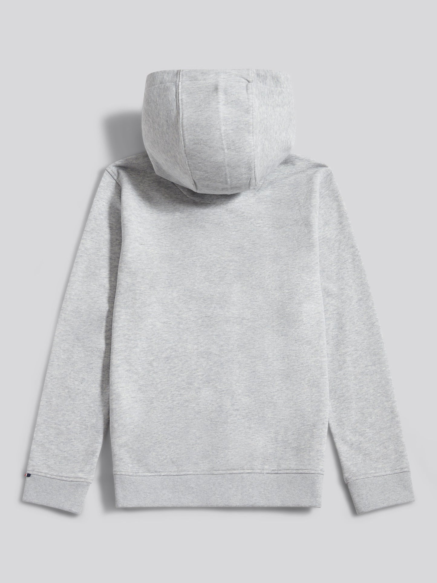 Boys Double Horsemen Zip Hoodie Mid Grey Marl