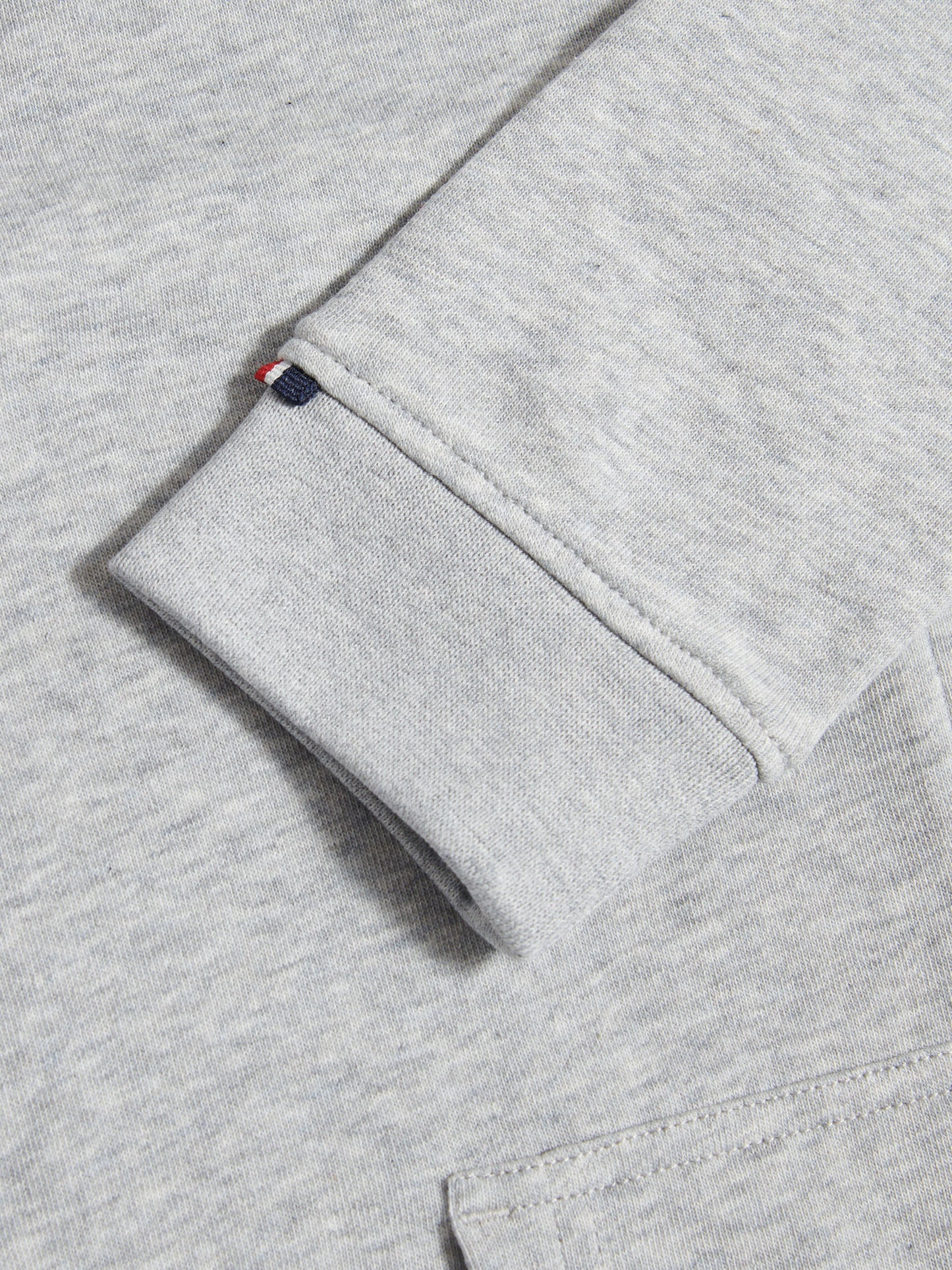 Boys Double Horsemen Zip Hoodie Mid Grey Marl
