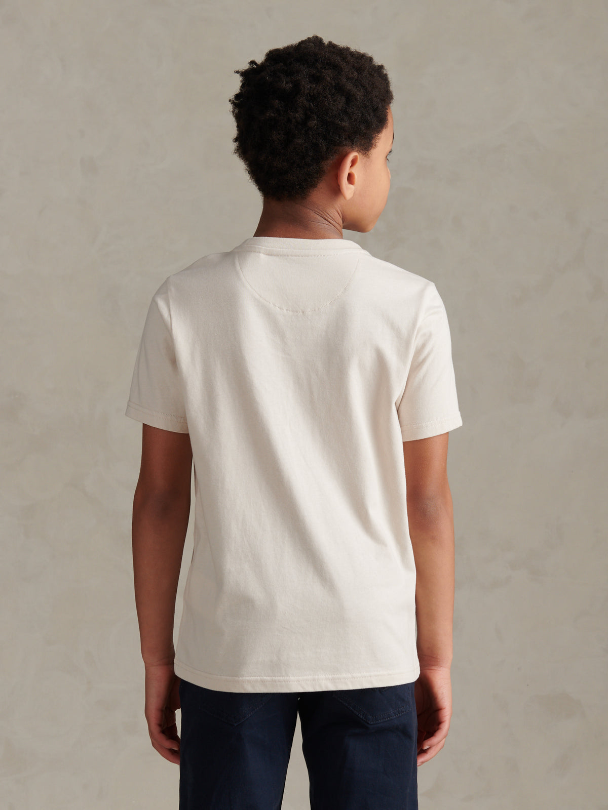 Boys 2 Pack Spirit Graphic T-Shirts Beige