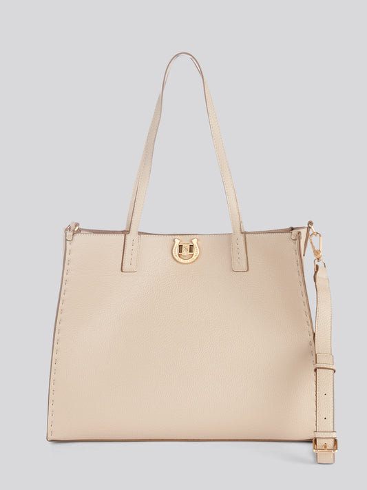 Womens Middleton Large Shopping Bag in Beige