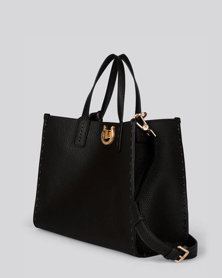 Womens Middleton Double Handle Bag in Black