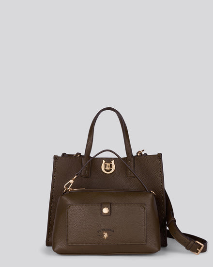 Womens Middleton Double Handle Bag in Stone