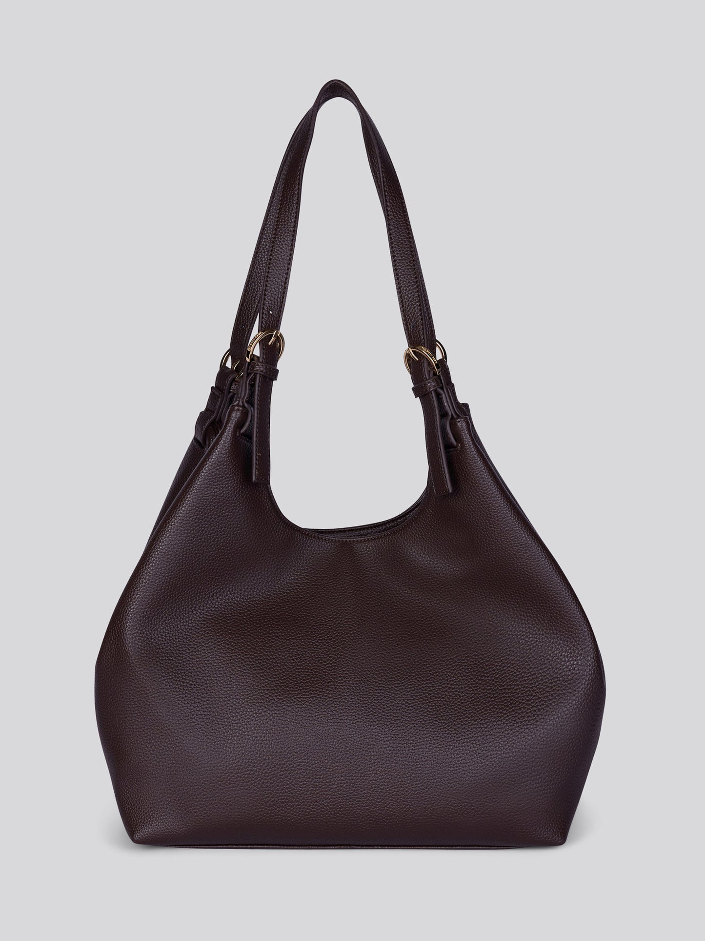 Womens Stanford Large Handle Bag in Dark Brown