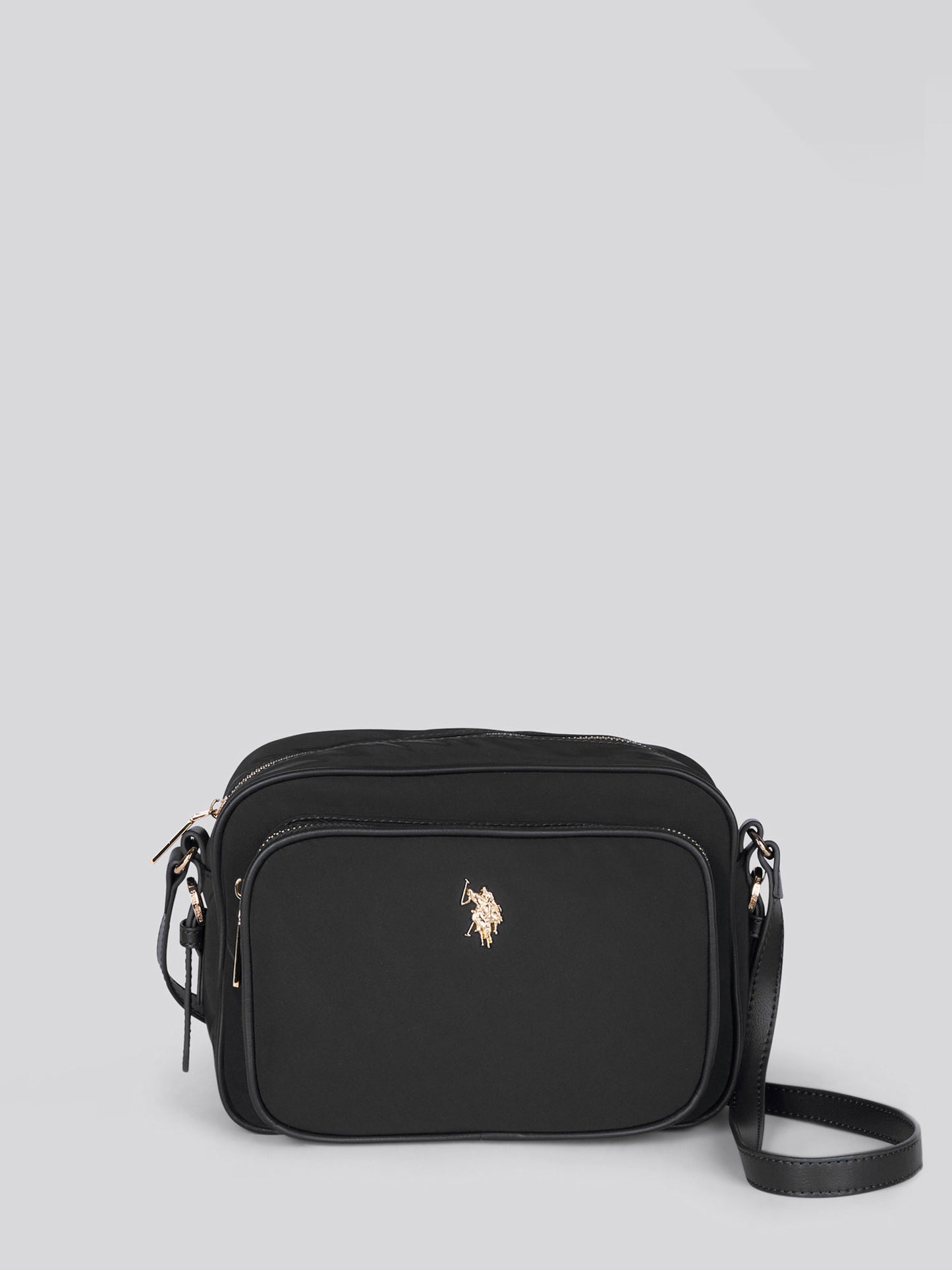 Womens Houston Crossbody Pocket Bag in Black
