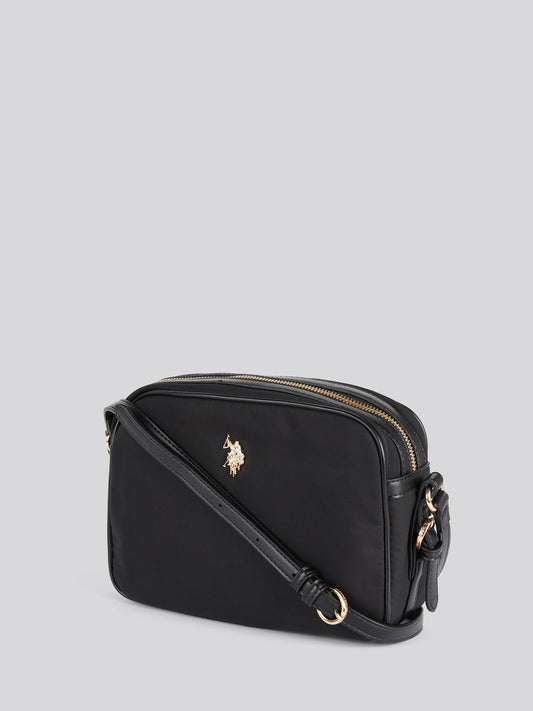 Womens Houston Crossbody Bag in Black