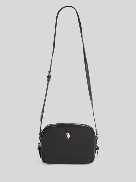 Womens Houston Crossbody Bag in Black