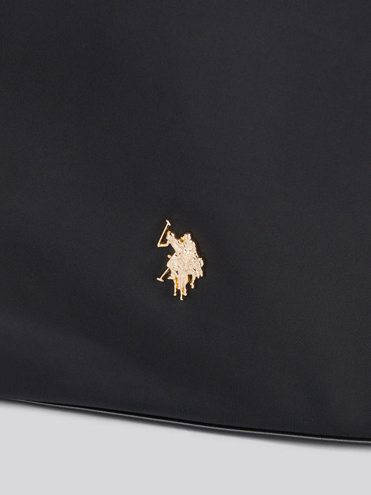 Womens Houston Large Double Handle Bag in Black