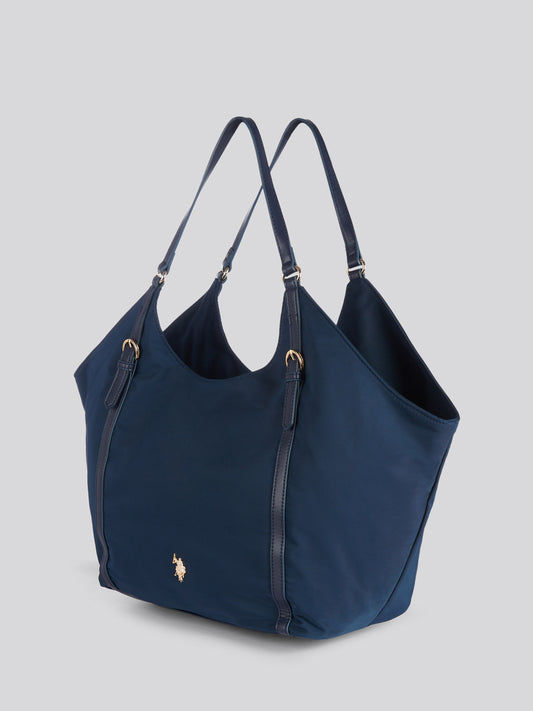 Womens Houston Large Double Handle Bag in Navy
