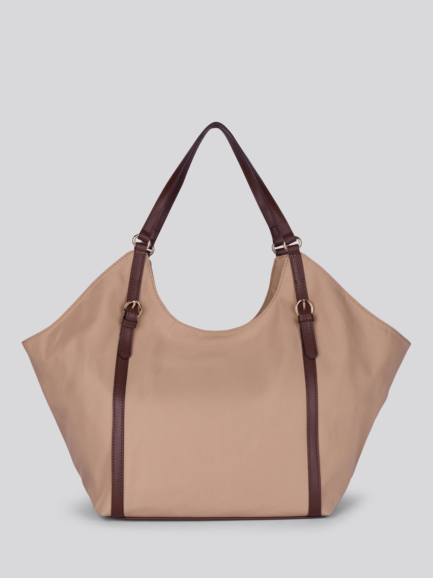 Womens Houston Large Double Handle Bag in Warm Taupe