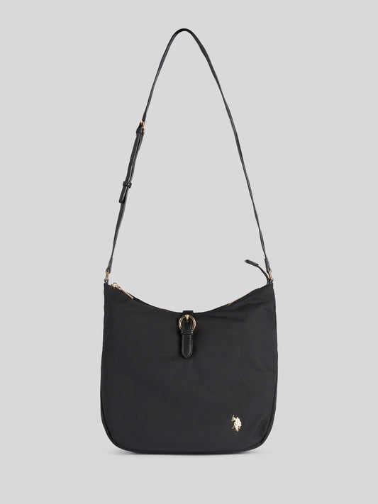 Womens Houston Hobo Bag in Black