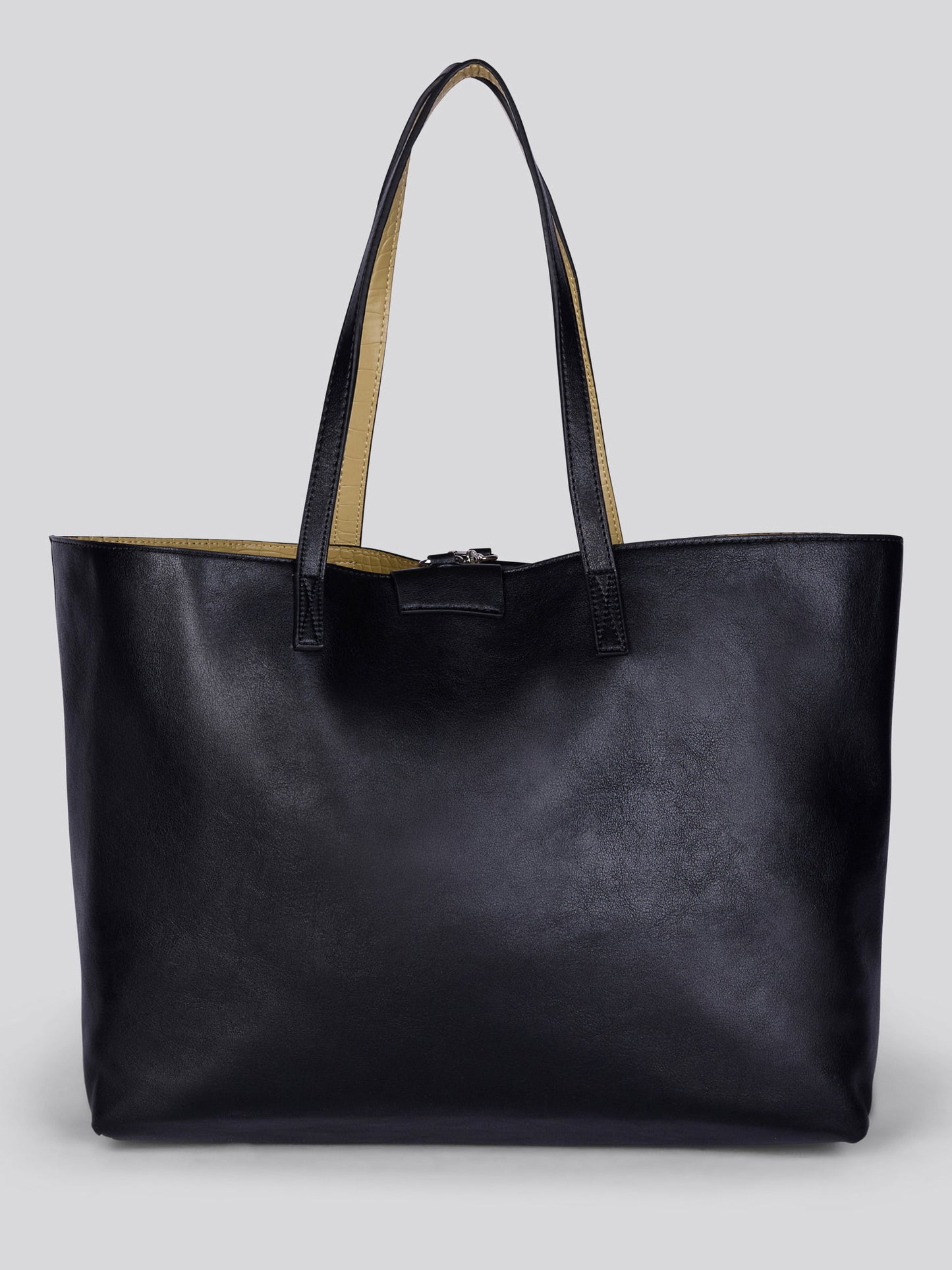 Womens Axtell Reversible Shopping Bag in Black