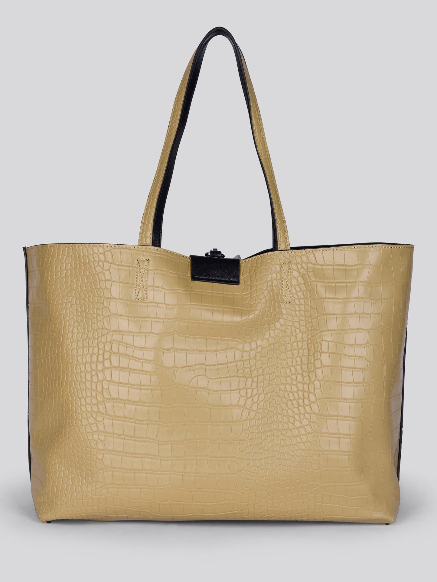 Womens Axtell Reversible Shopping Bag in Black