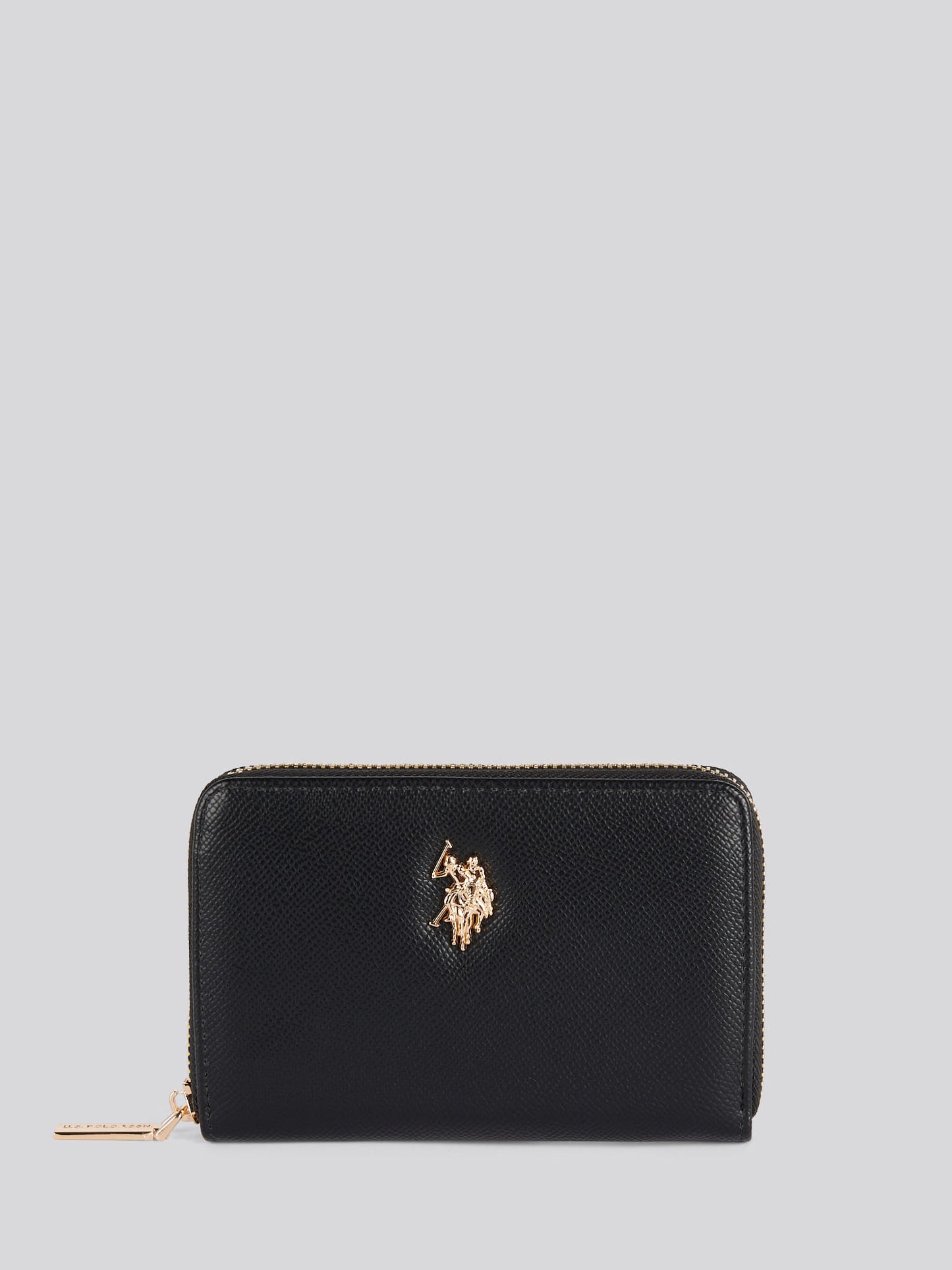 Womens Jones Medium Zip Wallet in Black