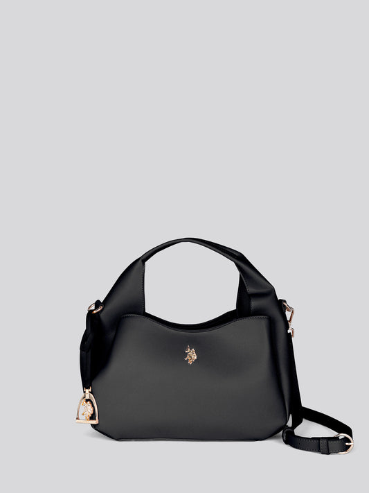 Womens Jones Small Double Handle Bag in Black