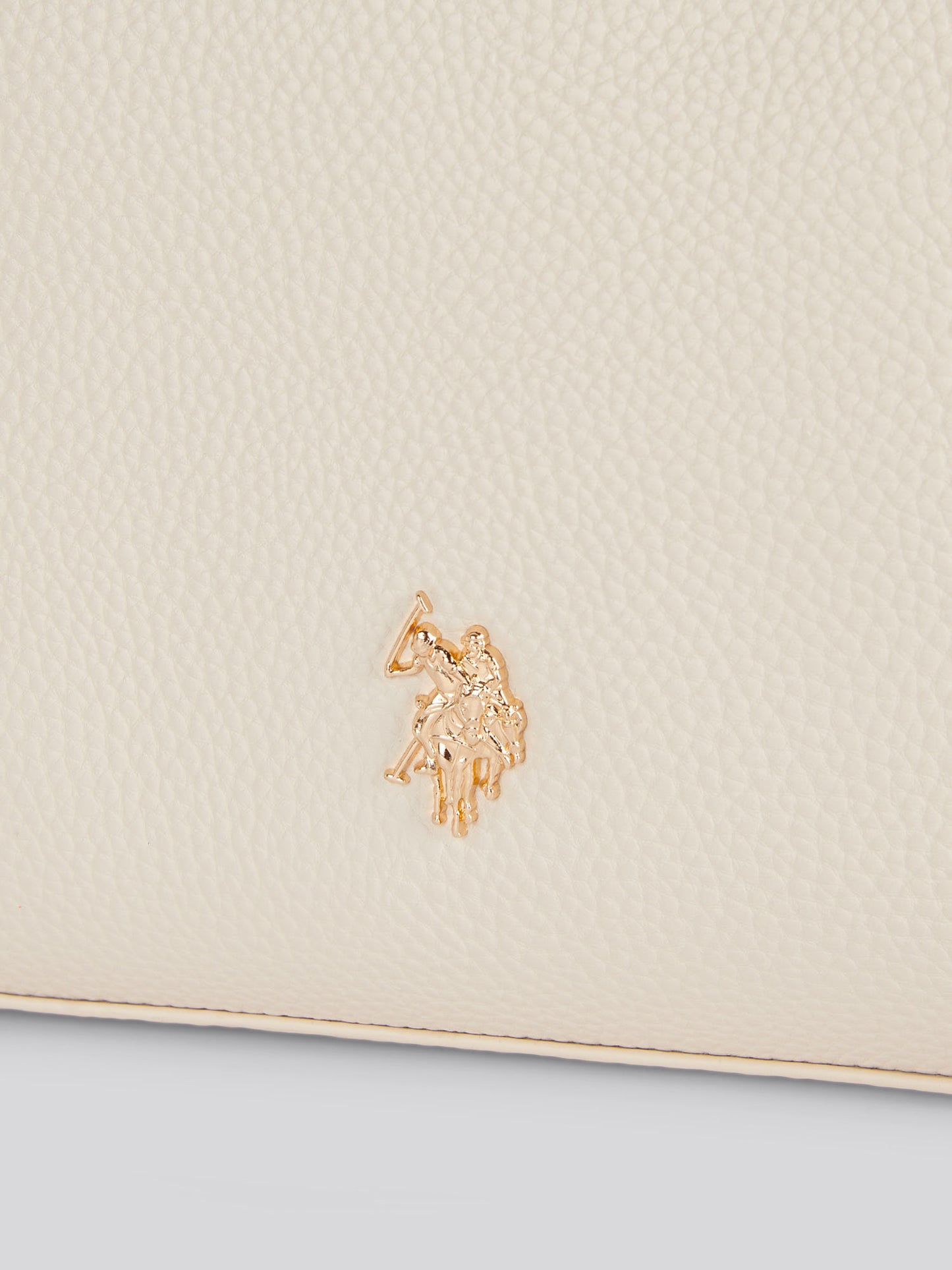 Womens Mansion Double Zip Crossbody Bag in Off White