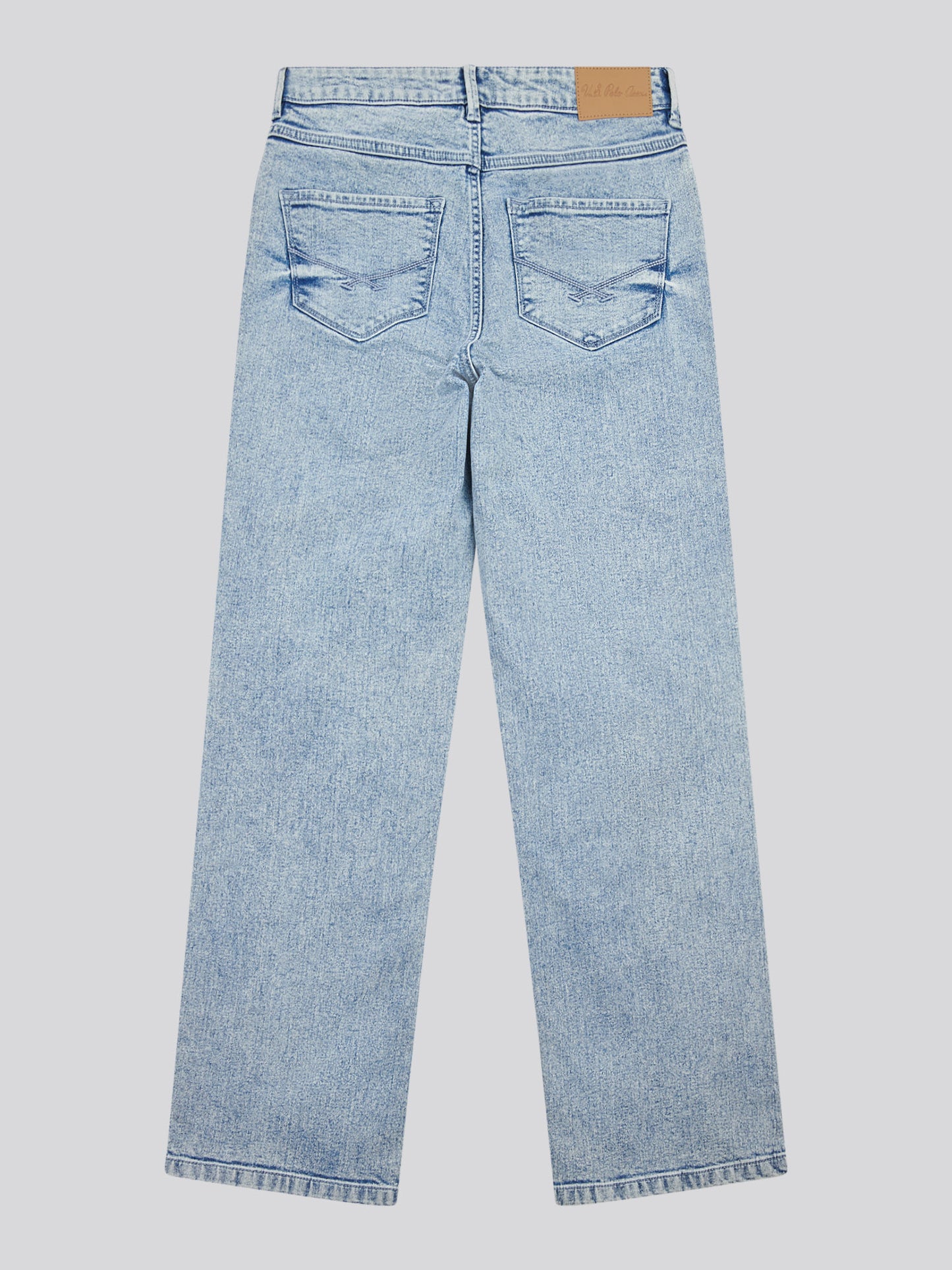 Womens Straight Fit Jean in Super Bleach Blue