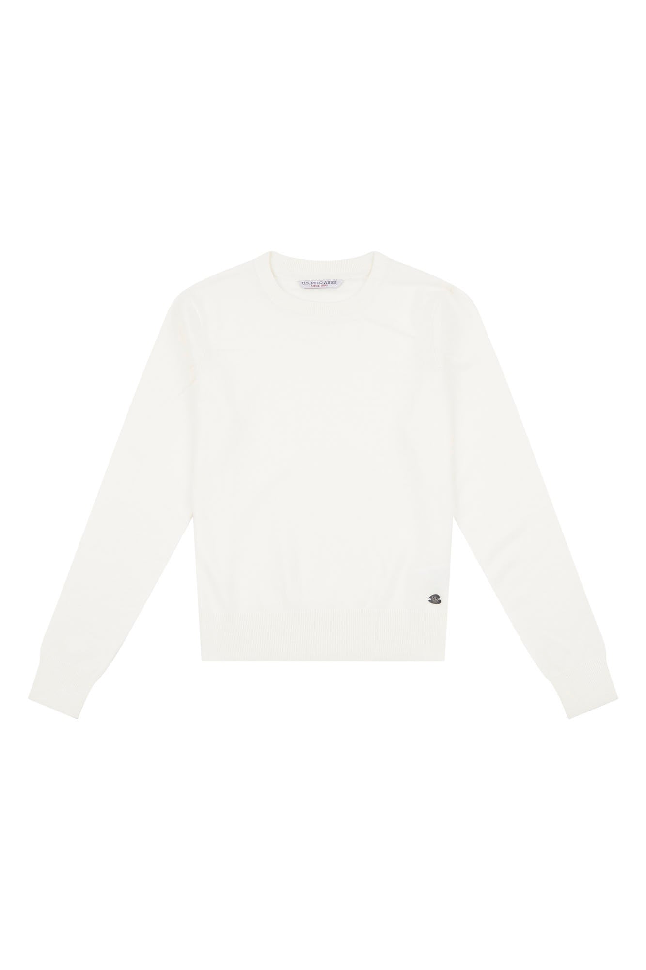 Womens Crew Neck Jumper in Marshmallow