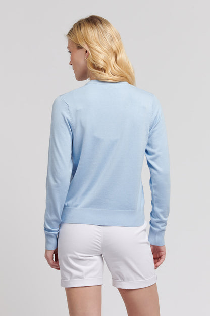 Womens Crew Neck Jumper in Windsurfer