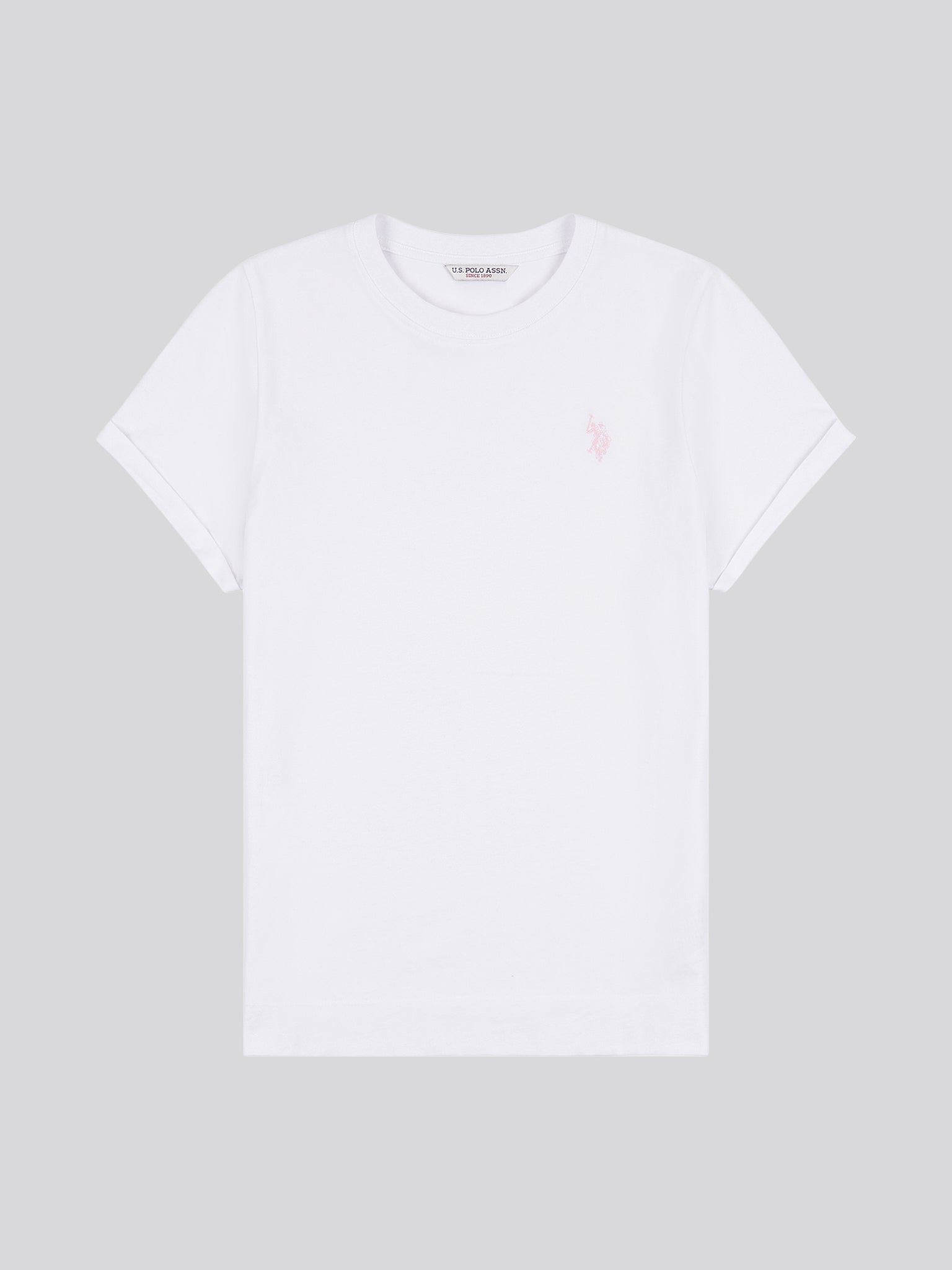 Womens Crew Neck T-Shirt in Bright White