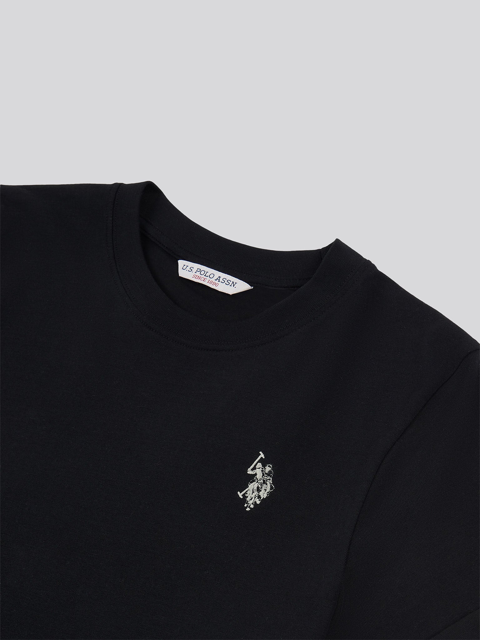 Womens Crew Neck T-Shirt in Black