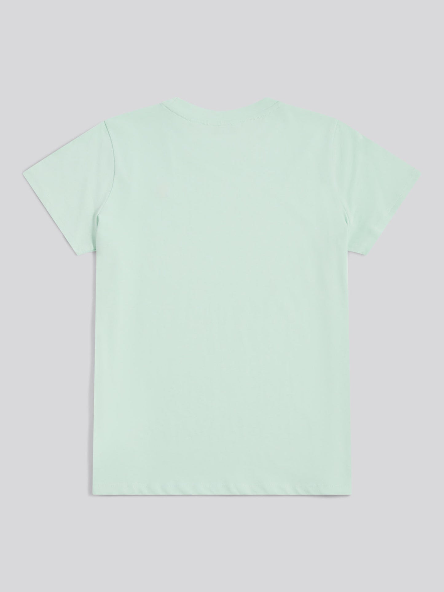 Womens Crew Neck T-Shirt Misty Jade