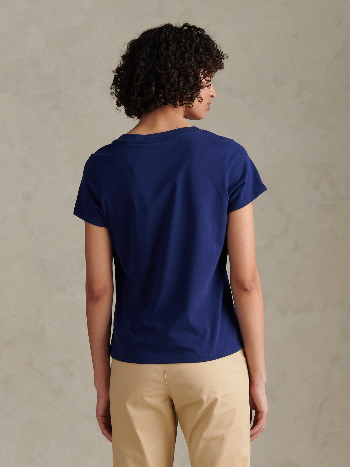 Womens V-Neck T-Shirt Marlin