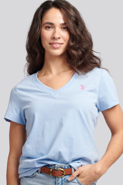 Womens V-Neck T-Shirt in Windsurfer