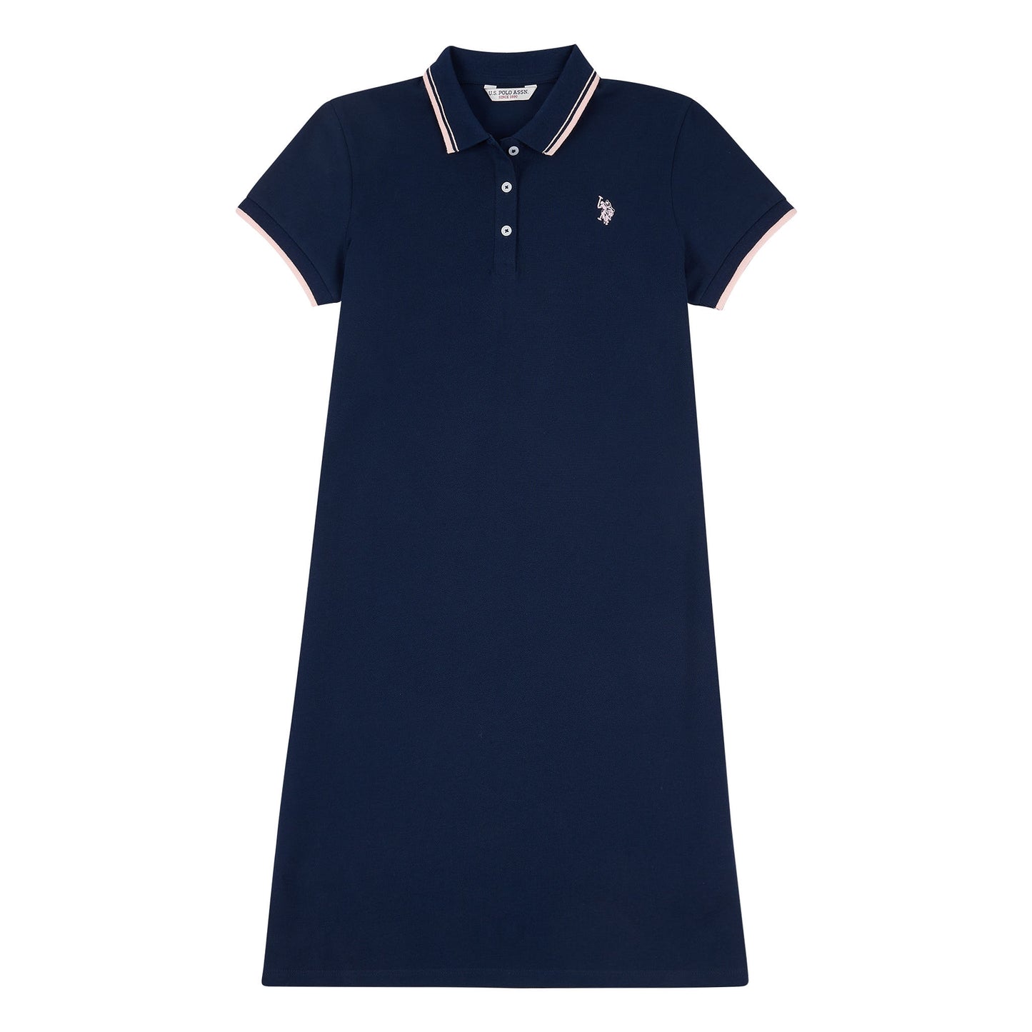 Womens Polo Dress in Navy Iris